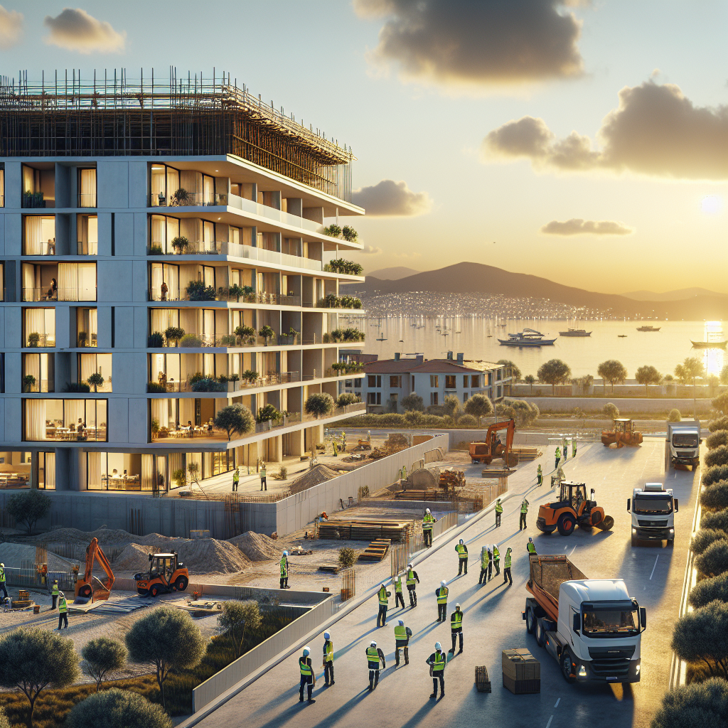 ezine inşaat ustası, betonarme ev m2 fiyatı, temel atma maliyeti - Çanakkale'de inşaat sahasında modern mimari ev tasarımı üzerinde çalışan ustalar. - Çanakkale İnşaat